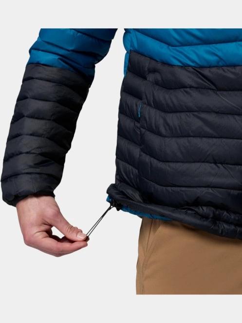 Columbia Powder Pass Hooded Jacket férfi steppelt átmeneti kabát kék színben 9