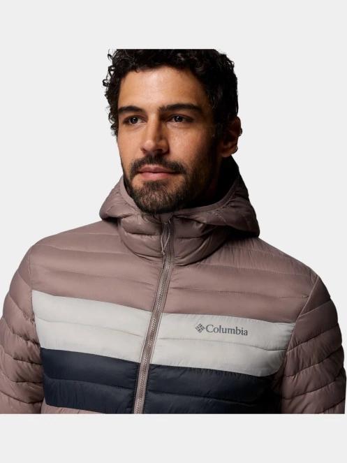 Columbia Powder Pass Hooded Jacket férfi steppelt átmeneti kabát szürke színben 7