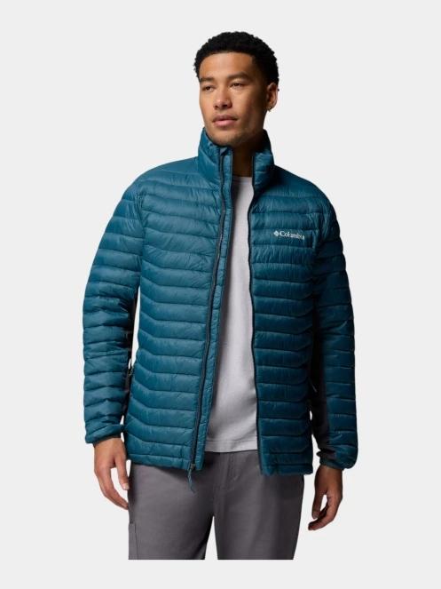 Columbia Powder Pass Hybrid Jacket férfi átmeneti kabát kék színben 5