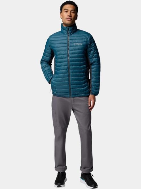 Columbia Powder Pass Hybrid Jacket férfi átmeneti kabát kék színben 7