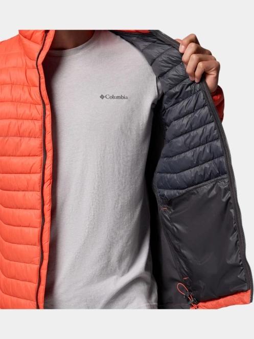 Columbia Powder Pass Hybrid Jacket férfi átmeneti kabát narancssárga színben 8