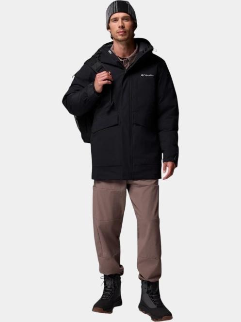 Columbia Street Heights Parka férfi esőkabát fekete színben 5