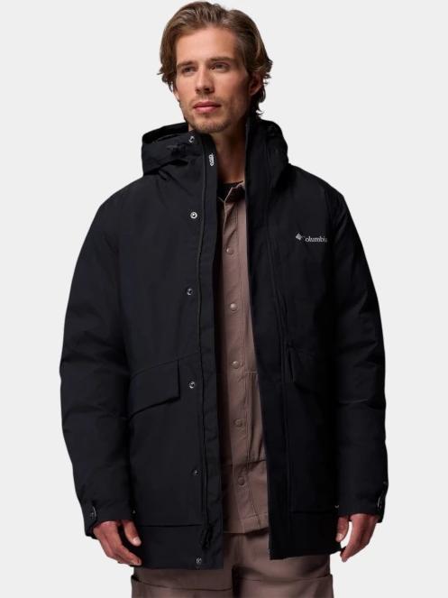 Columbia Street Heights Parka férfi esőkabát fekete színben 6