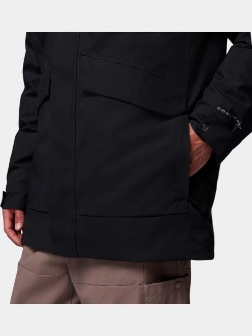 Columbia Street Heights Parka férfi esőkabát fekete színben 9