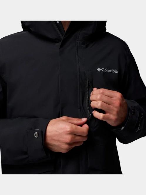 Columbia Street Heights Parka férfi télikabát fekete színben 11