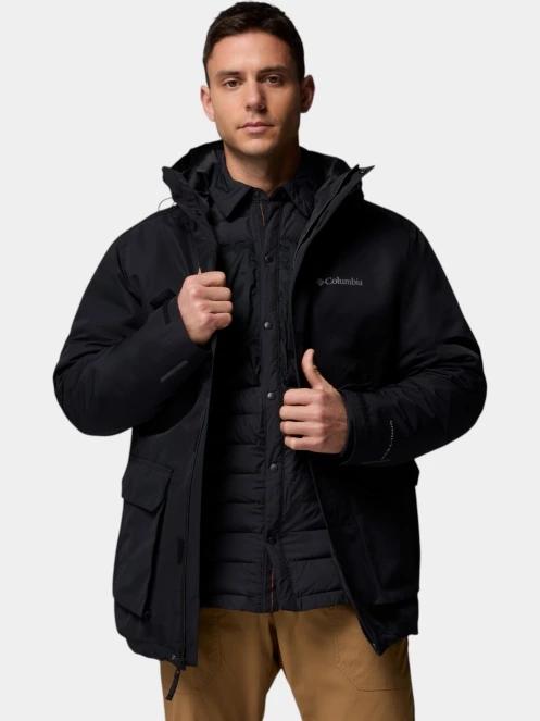 Columbia Landroamer Shirt Jacket Interchange férfi télikabát fekete színben 5