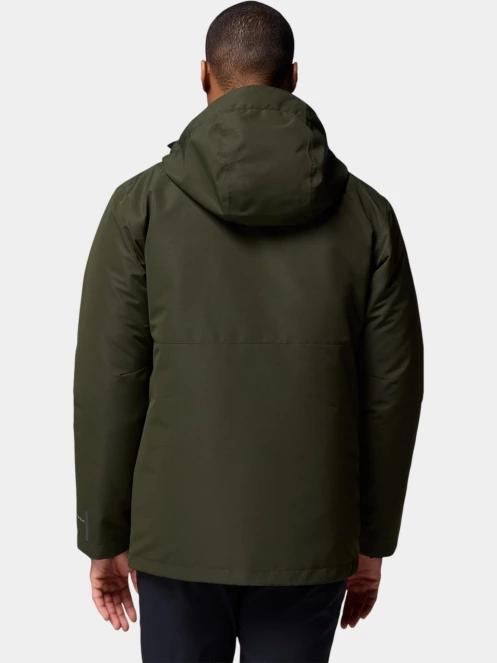 Columbia Landroamer Shirt Jacket Interchange férfi télikabát sötétzöld színben 4