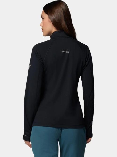 Columbia DriVenture Half Zip női hosszú ujjú sport póló fekete színben 4