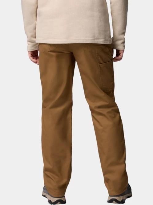Columbia Rapid Rivers Fleece Lined Pant férfi hosszú nadrág barna színben 4
