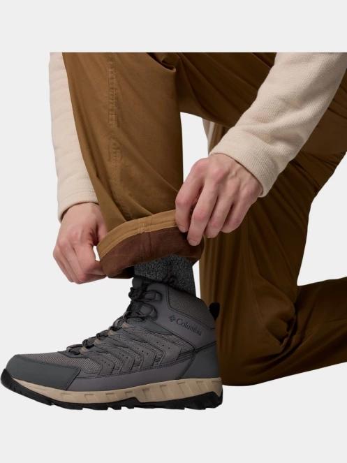 Columbia Rapid Rivers Fleece Lined Pant férfi hosszú nadrág barna színben 6