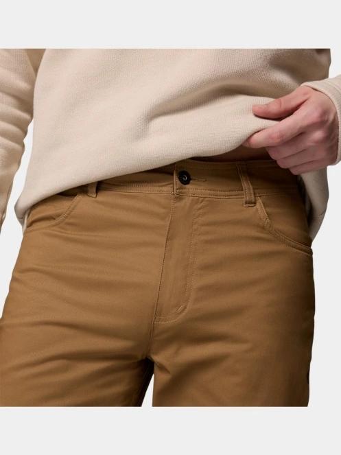 Columbia Rapid Rivers Fleece Lined Pant férfi hosszú nadrág barna színben 7