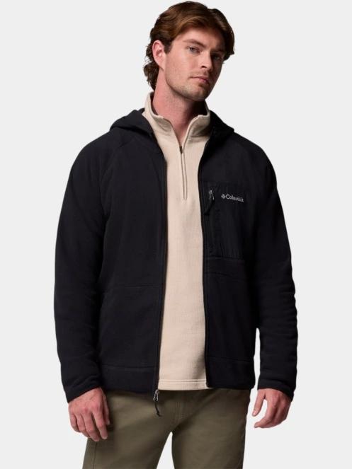 Columbia Fast Trek Overlay Hooded Full Zip férfi polár pulóver fekete színben 5