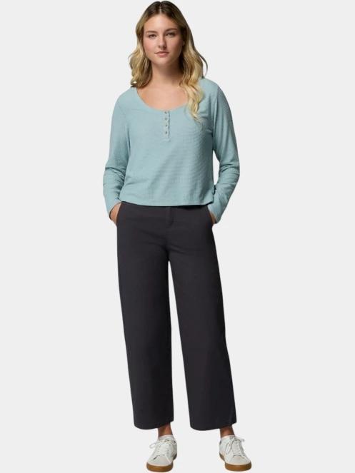 Columbia ROC Wide Leg Pant női hosszú nadrág fekete színben 5