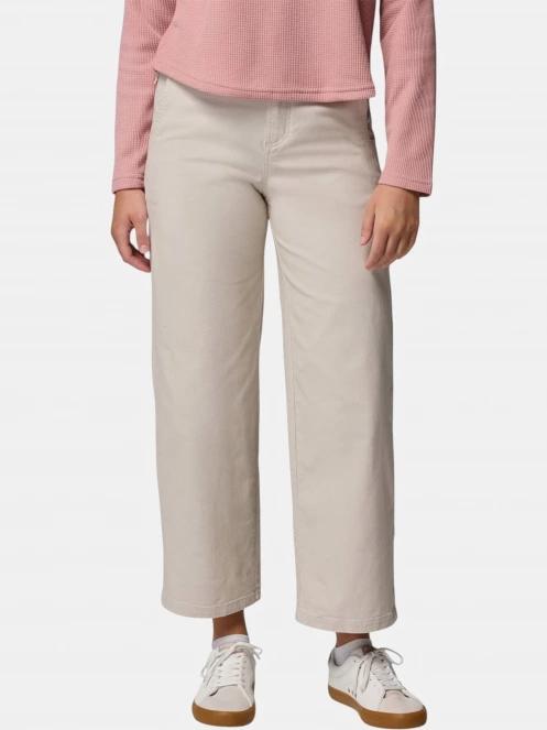 Columbia ROC Wide Leg Pant női hosszú nadrág homok színben 2