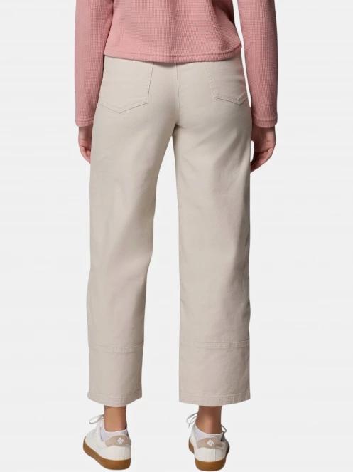 Columbia ROC Wide Leg Pant női hosszú nadrág homok színben 4