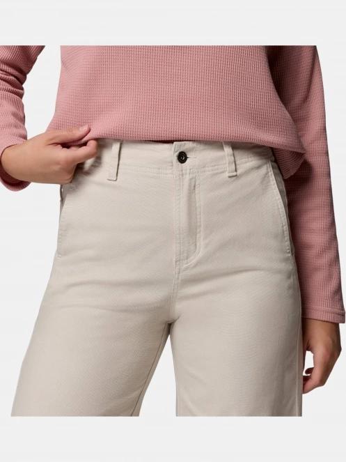 Columbia ROC Wide Leg Pant női hosszú nadrág homok színben 6