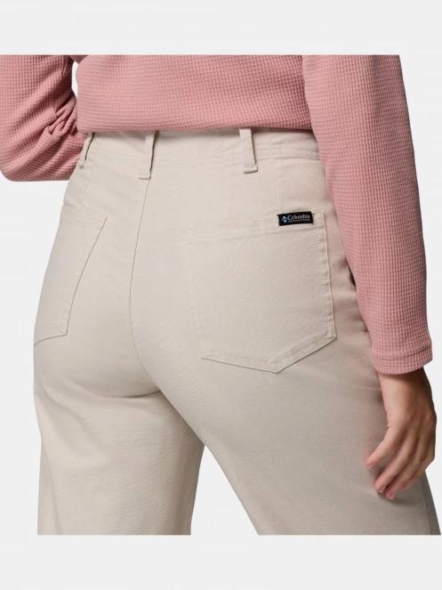 Columbia ROC Wide Leg Pant női hosszú nadrág homok színben 7