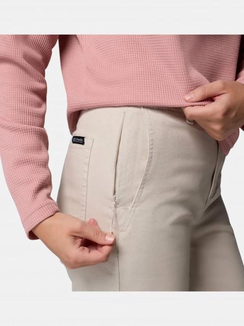 Columbia ROC Wide Leg Pant női hosszú nadrág homok színben 8