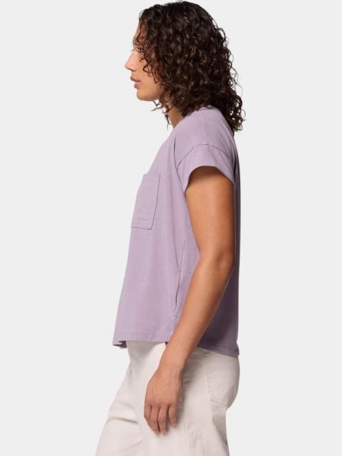 Columbia Daniela Falls Short Sleeve Shirt női rövid ujjú póló lila színben 3