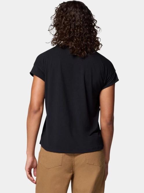 Columbia Daniela Falls Short Sleeve Shirt női rövid ujjú póló fekete színben 4