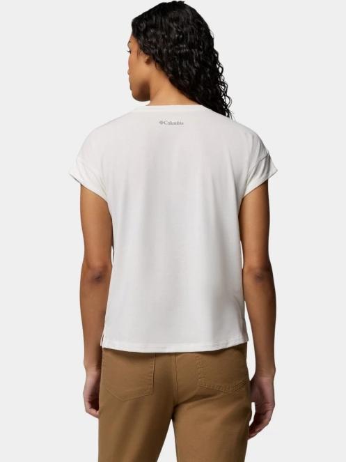 Columbia Daniela Falls Short Sleeve Shirt női rövid ujjú póló fehér színben 4