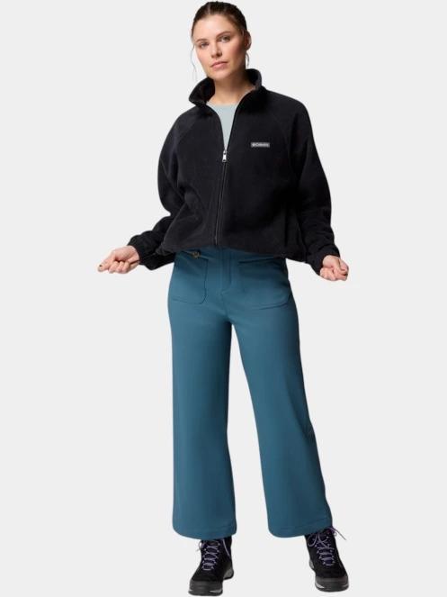 Columbia Benton Springs Relaxed Full Zip női polár pulóver fekete színben 5