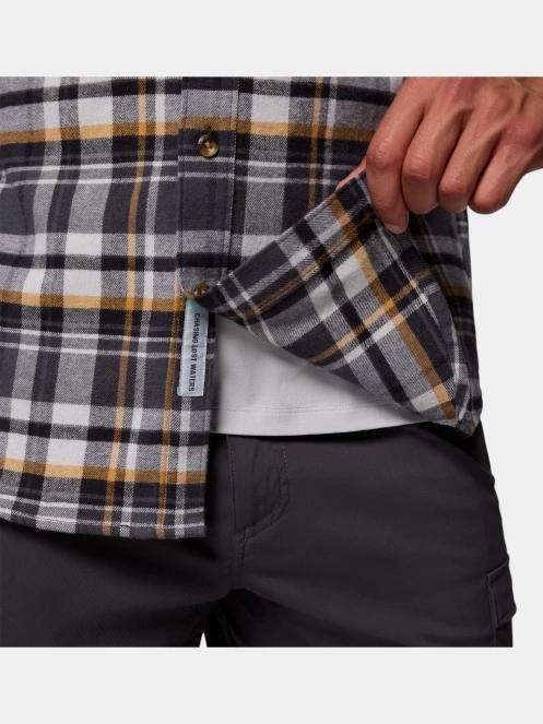 Columbia Wild Cast Flannel Shirt férfi hosszú ujjú túraing szürke színben 9
