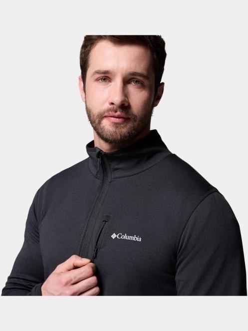 Columbia Essential Hike Grid Fleece Full Zip férfi polár pulóver fekete színben 8