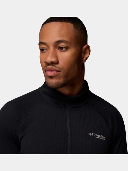 Columbia Driventure Half Zip férfi hosszú ujjú sport póló fekete színben 7