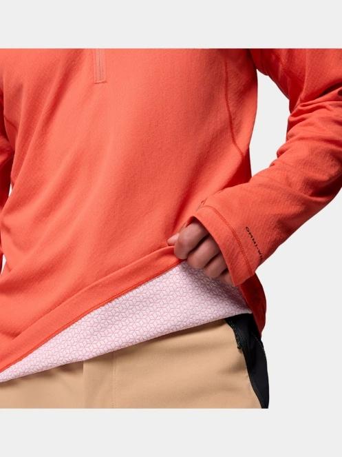 Columbia Driventure Half Zip férfi hosszú ujjú sport póló narancssárga színben 8