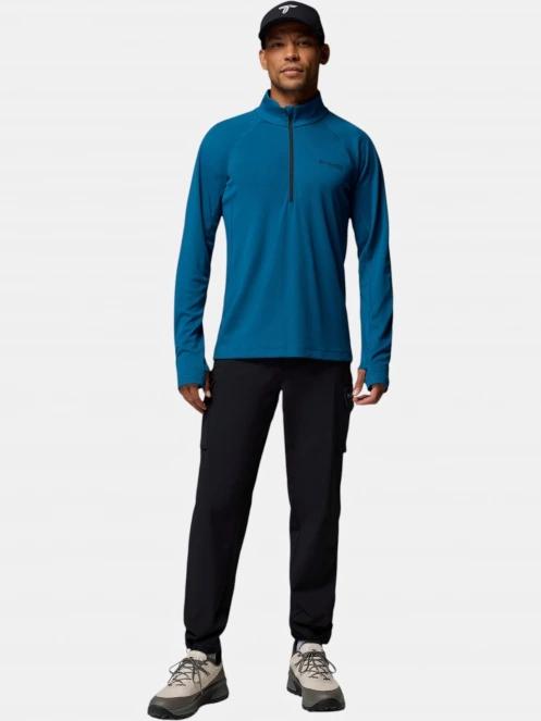 Columbia DriVenture Half Zip férfi polár pulóver kék színben 5