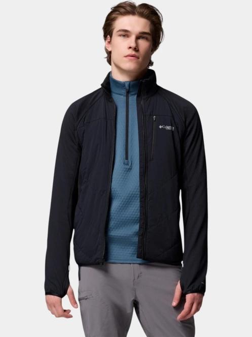 Columbia Arctic Chest Hybrid Full Zip férfi polár pulóver fekete színben 5