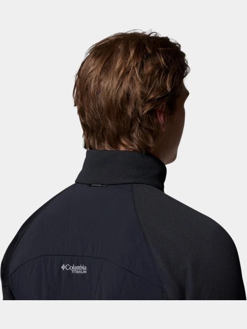 Columbia Arctic Chest Hybrid Full Zip férfi polár pulóver fekete színben 9