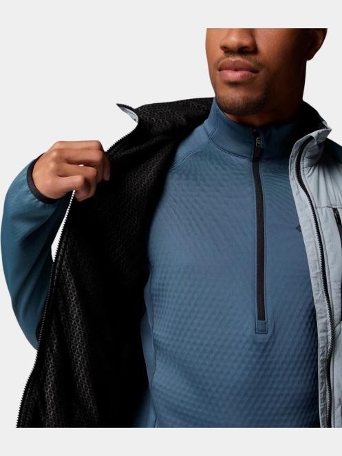 Columbia Arctic Chest Hybrid Full Zip férfi polár pulóver kék színben 6