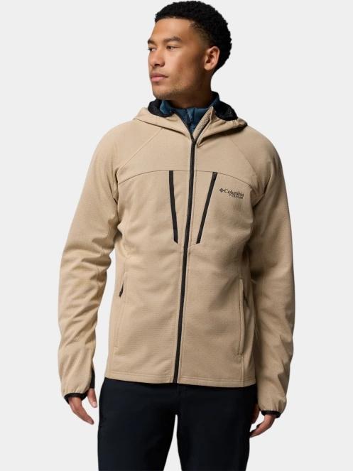 Columbia Arctic Chest Bonded Full Zip  férfi polár pulóver homok színben 2