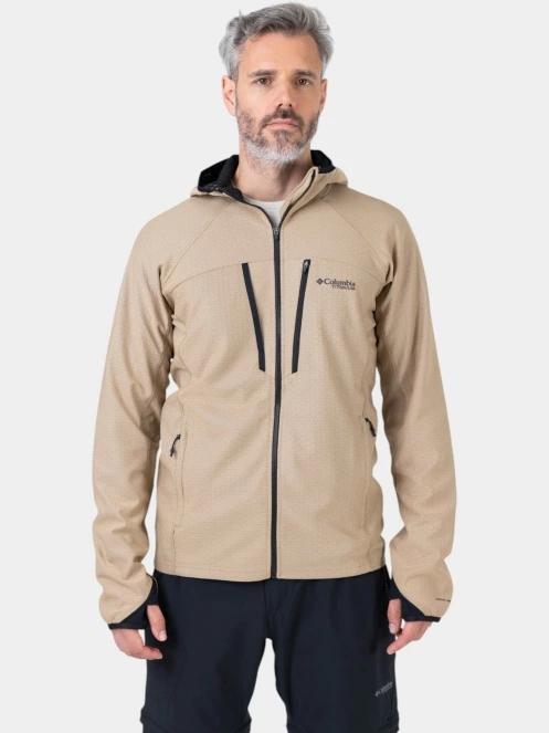 Columbia Arctic Chest Bonded Full Zip  férfi polár pulóver homok színben 12