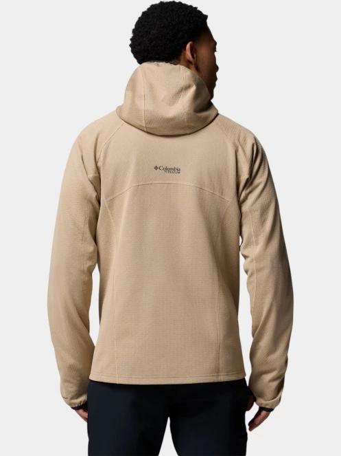 Columbia Arctic Chest Bonded Full Zip  férfi polár pulóver homok színben 4