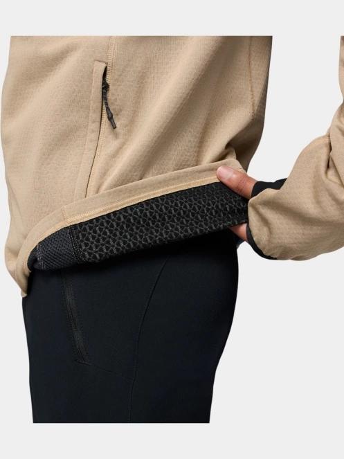 Columbia Arctic Chest Bonded Full Zip  férfi polár pulóver homok színben 8