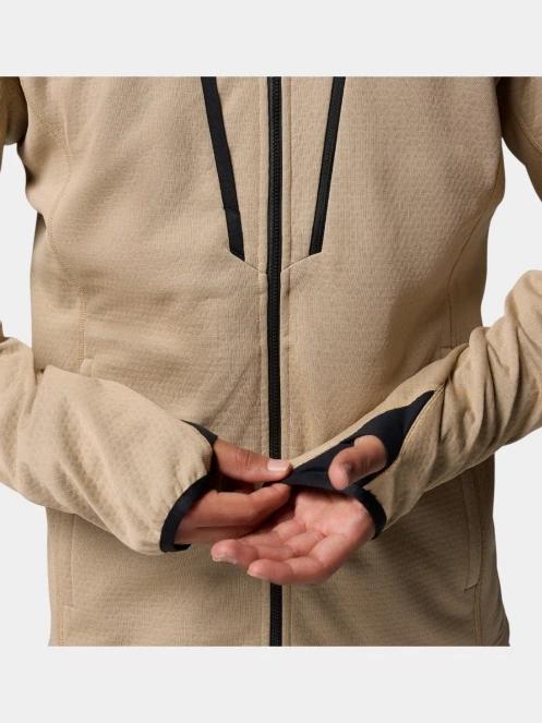 Columbia Arctic Chest Bonded Full Zip  férfi polár pulóver homok színben 10