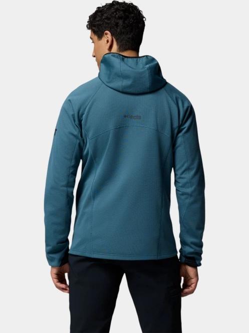 Columbia Arctic Chest Bonded Full Zip  férfi polár pulóver kék színben 4