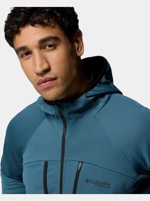 Columbia Arctic Chest Bonded Full Zip  férfi polár pulóver kék színben 10