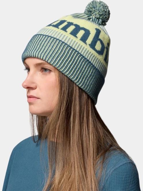 Columbia Polar Powder III Beanie női bojtos sapka kék színben 7