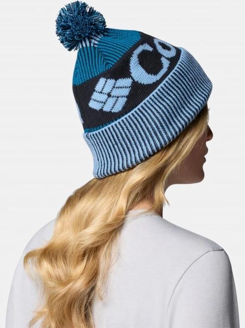Columbia Polar Powder III Beanie bojtos sapka kék színben 6