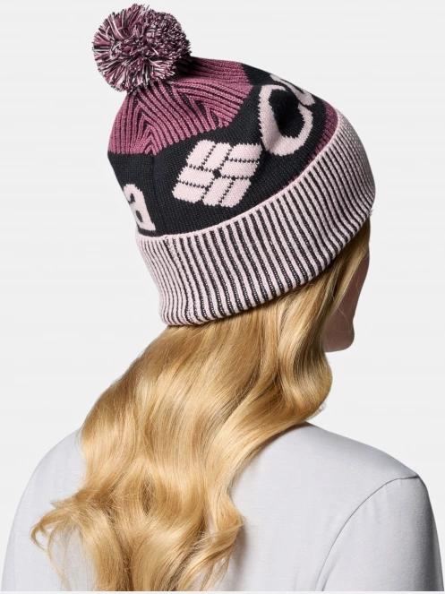 Columbia Polar Powder III Beanie bojtos sapka rózsaszín színben 6