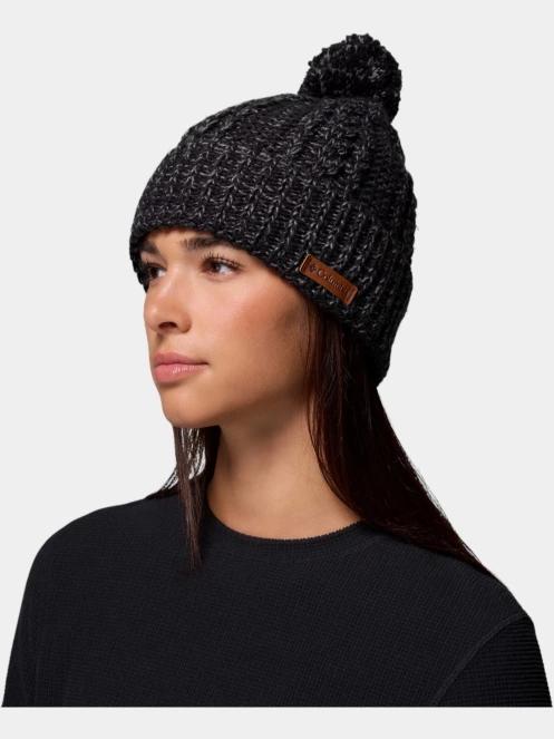 Columbia Cozy Ridge Beanie bojtos sapka fekete színben 4