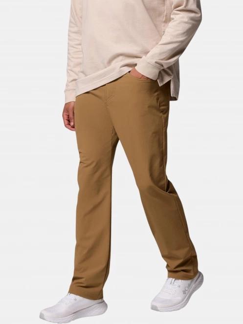 Columbia ROC Tech 5 Pocket Pant férfi hosszú nadrág barna színben 3