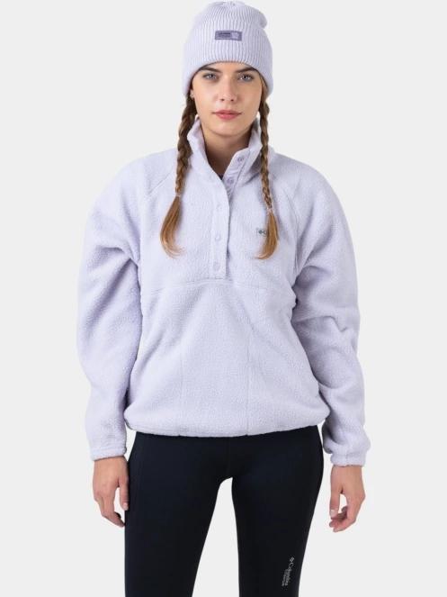 Columbia Jasper Ridge Pebbled Fleece Half Snap női polár pulóver lila színben 10