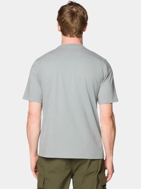 Mountain Hardwear MHW Logo Short Sleeve férfi rövid ujjú póló szürke színben 4