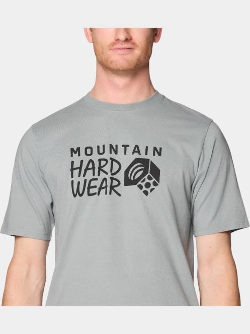Mountain Hardwear MHW Logo Short Sleeve férfi rövid ujjú póló szürke színben 5