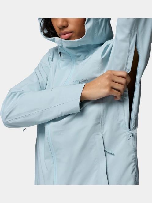 Columbia Trailborne 2.5L Shell női esőkabát világoskék színben 8
